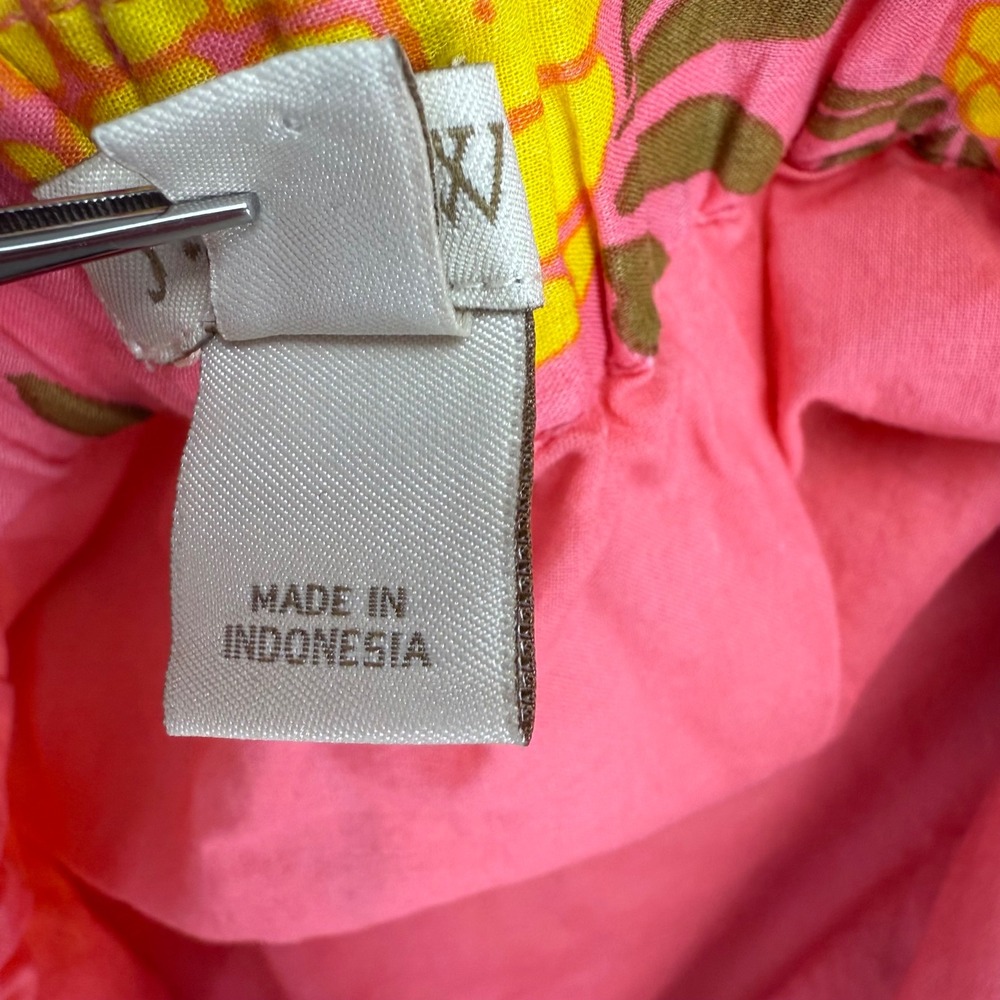 J.Crew Pink Pineapple Print Cotton Mini Skirt Womens Medium 37577 SP 17 - Picture 13 of 16
